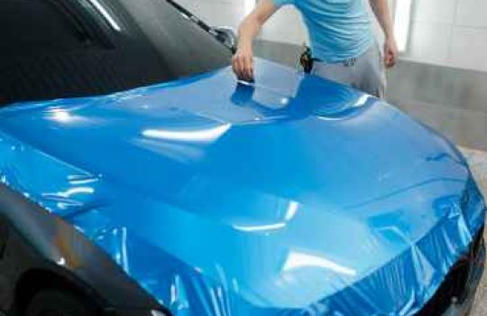 Car coating with sticker2